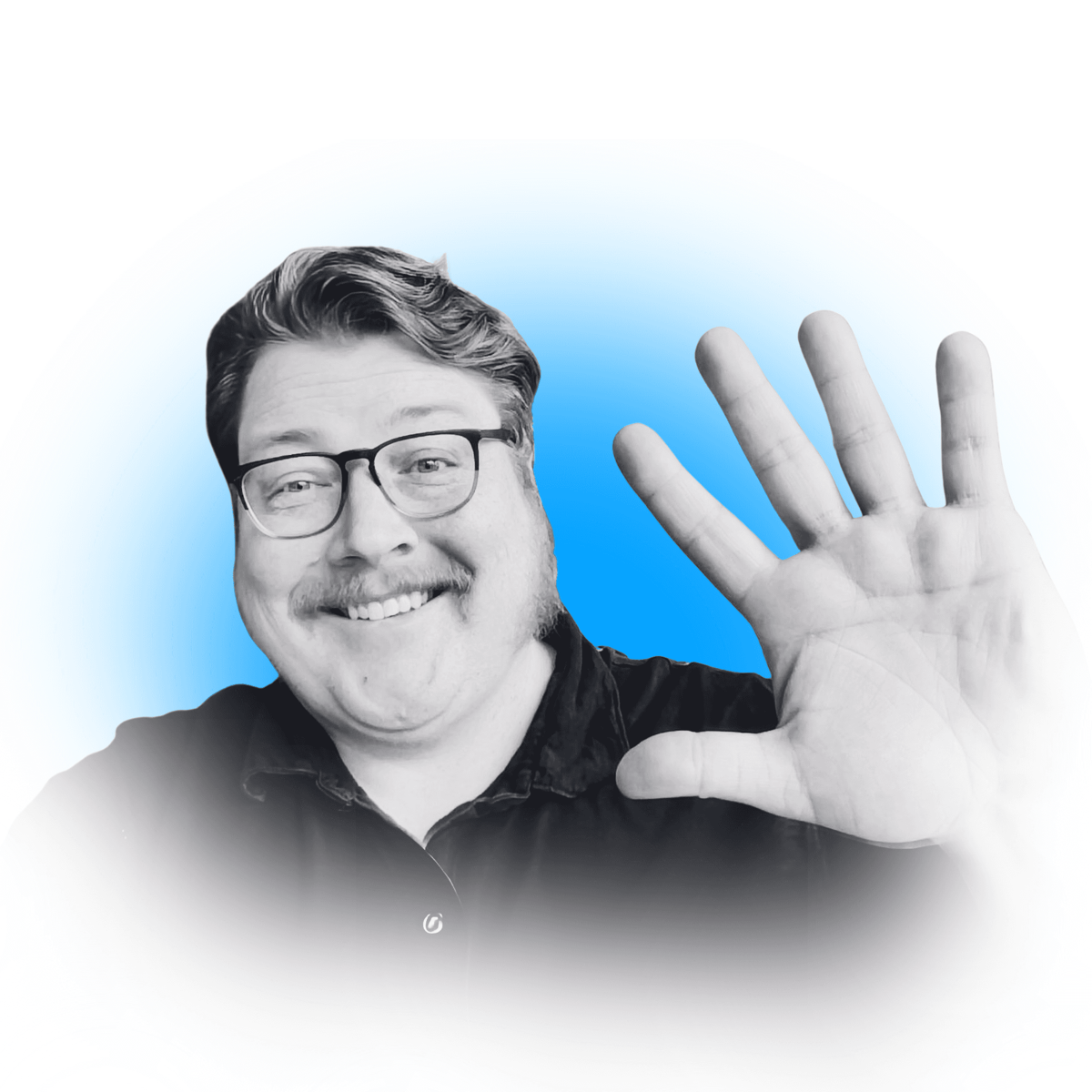 Matt waving